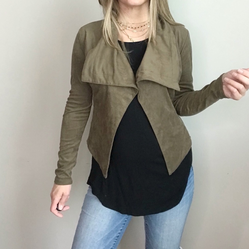 Romeo & Juliet Couture faux suede jacket size Small